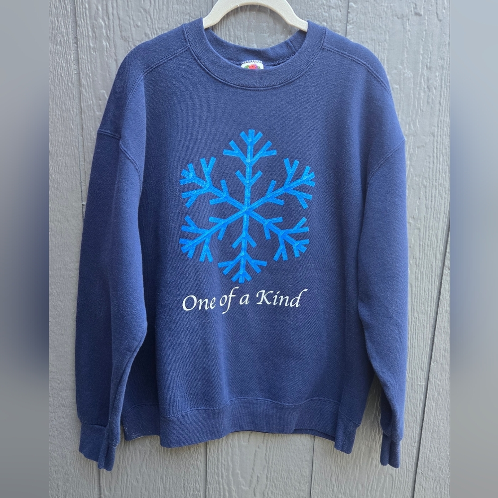 Winter Snowflake Crewneck Sweatshirt -